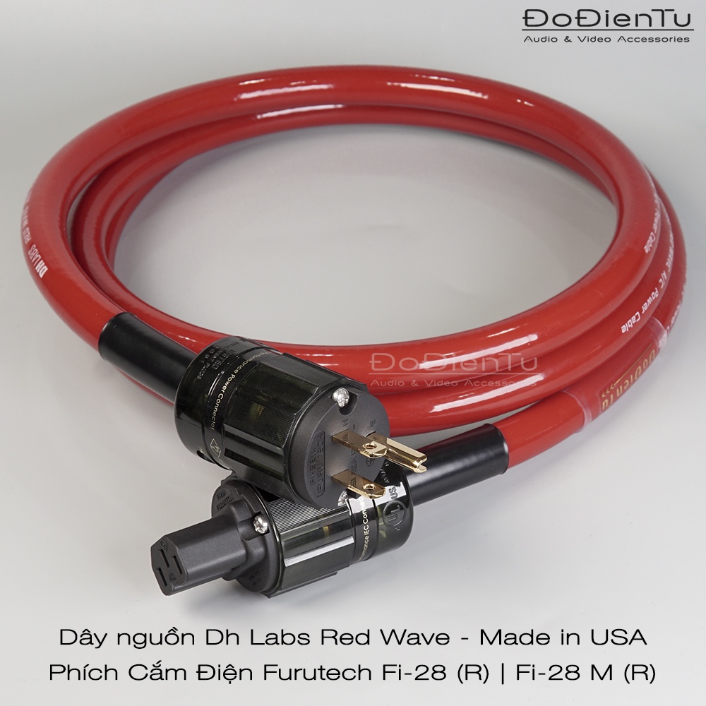 Dây nguồn audio DH LABS Red Wave
