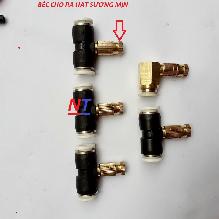 [ 5 cái ] Béc phun sương số 1-2-3-4-5-6-8 tưới lan/rau/ hoa (đầu béc phun sương)