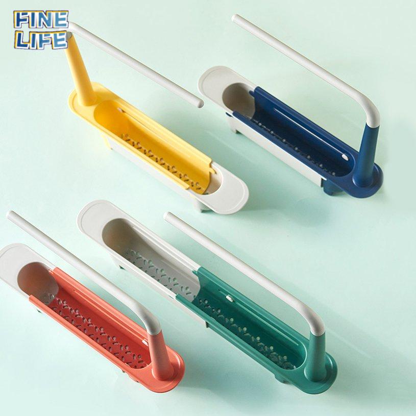 Giá đỡ đồ dùng gắn bồn rửa chén có thể mở rộng tiện dụng cho nhà bếp 12.22