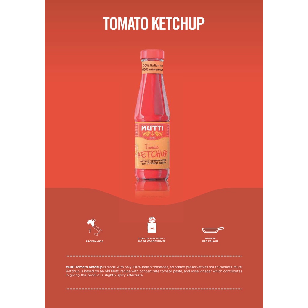 Tương cà chua Mutti 340g - Mutti Tomato Ketchup 340g