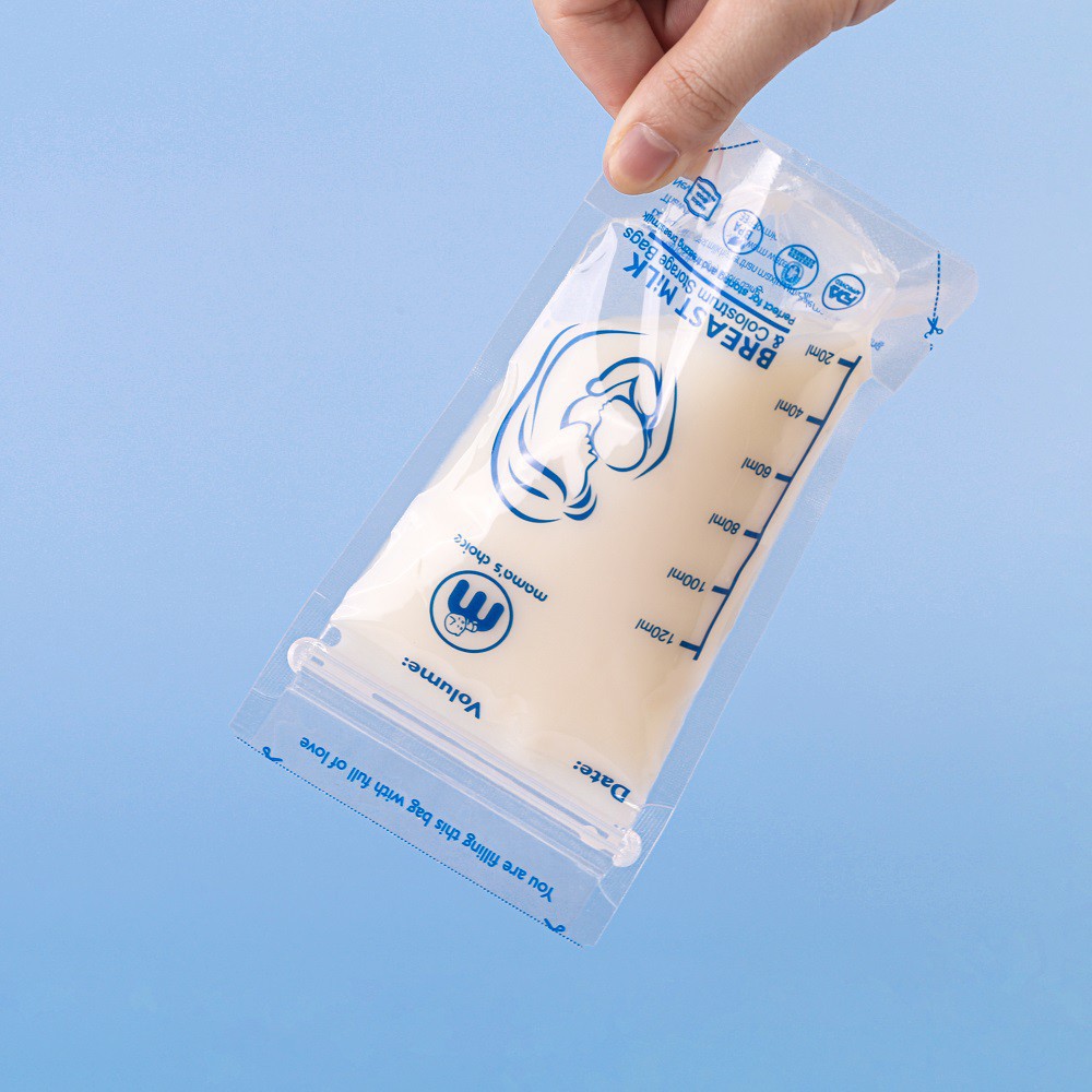 Hộp 30 túi trư sữa, túi đựng sữa mẹ MAMA'S CHOICE 120ML 100% không BPA và DEHP