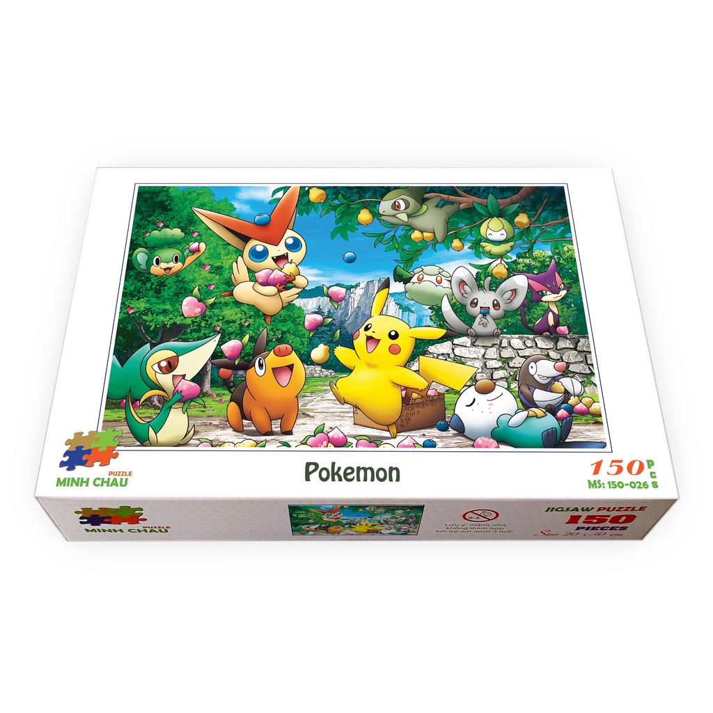 SET 02 BỘ TRANH XẾP HÌNH POKEMON CỰC DỄ THƯƠNG