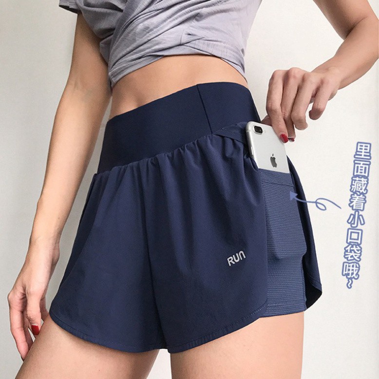 Quần Tập Gym Nữ Cạp Cao Kiểu Quần Short Nữ Tập Goga,  Zumba, Thông Thoáng, Co Giãn 4 Chiều (QT4)