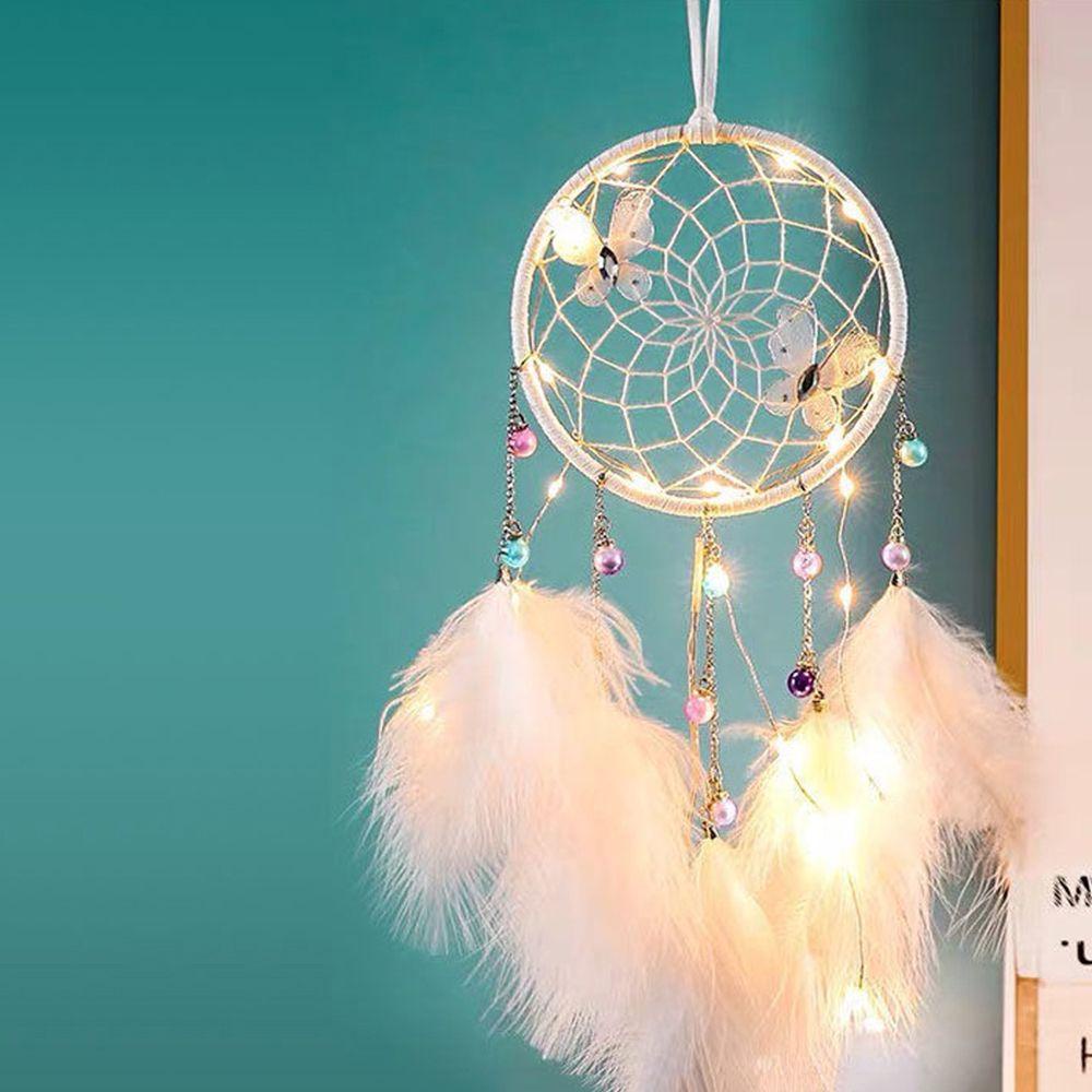 Lưới Bắt Giấc Mơ Có Đèn Trang Trí Lãng Mạn