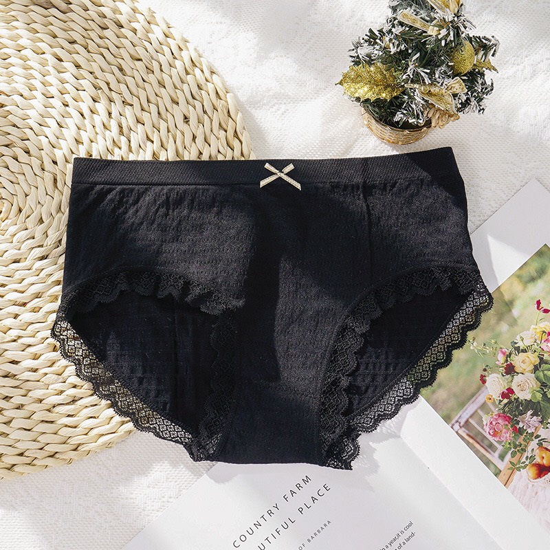 Quần Lót Nữ Cotton Chun Dệt Kim Vải Mềm Ôm Bụng Nâng Mông Quần Chíp Thông Hơi Co Giãn 4 Chiều  QL863 PINK BOUTIQUE