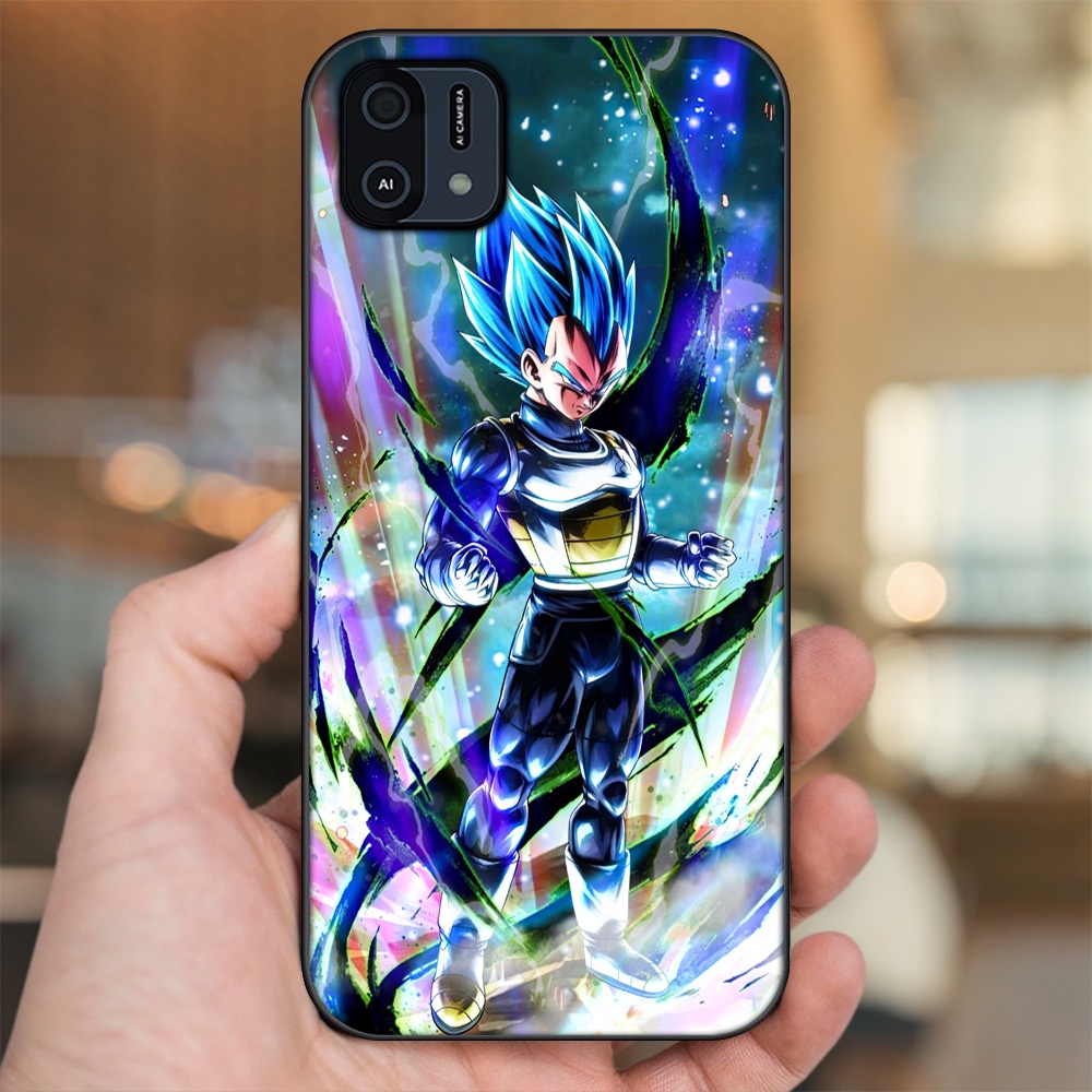 Ốp lưng Oppo A16K viền đen in hình Vegeta Dragon Ball