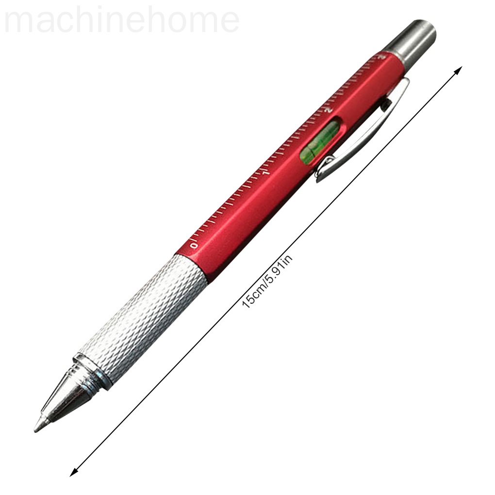 Multifunctional Screwdriver Touch Screen Plastic Caliper Level Gauge Scale Ball-point Pen Tool machinehome
