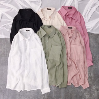 ÁO SƠMI LINEN FORM RỘNG