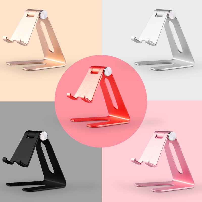 DIGIMIX | Giá kê đỡ điện thoại, ipad, máy tính bảng bằng hợp kim chắc chắn, điều chỉnh góc nghiêng, gập cất gọn gàng.