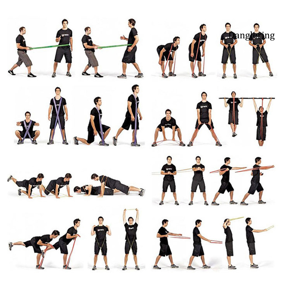 Dây kéo đàn hồi tập thể lực tăng sức bền tập gym yoga tập thể dục