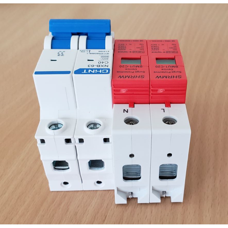 COMBO CB CHỐNG SÉT AC, CHỐNG SÉT LAN TRUYỀN 220VAC
