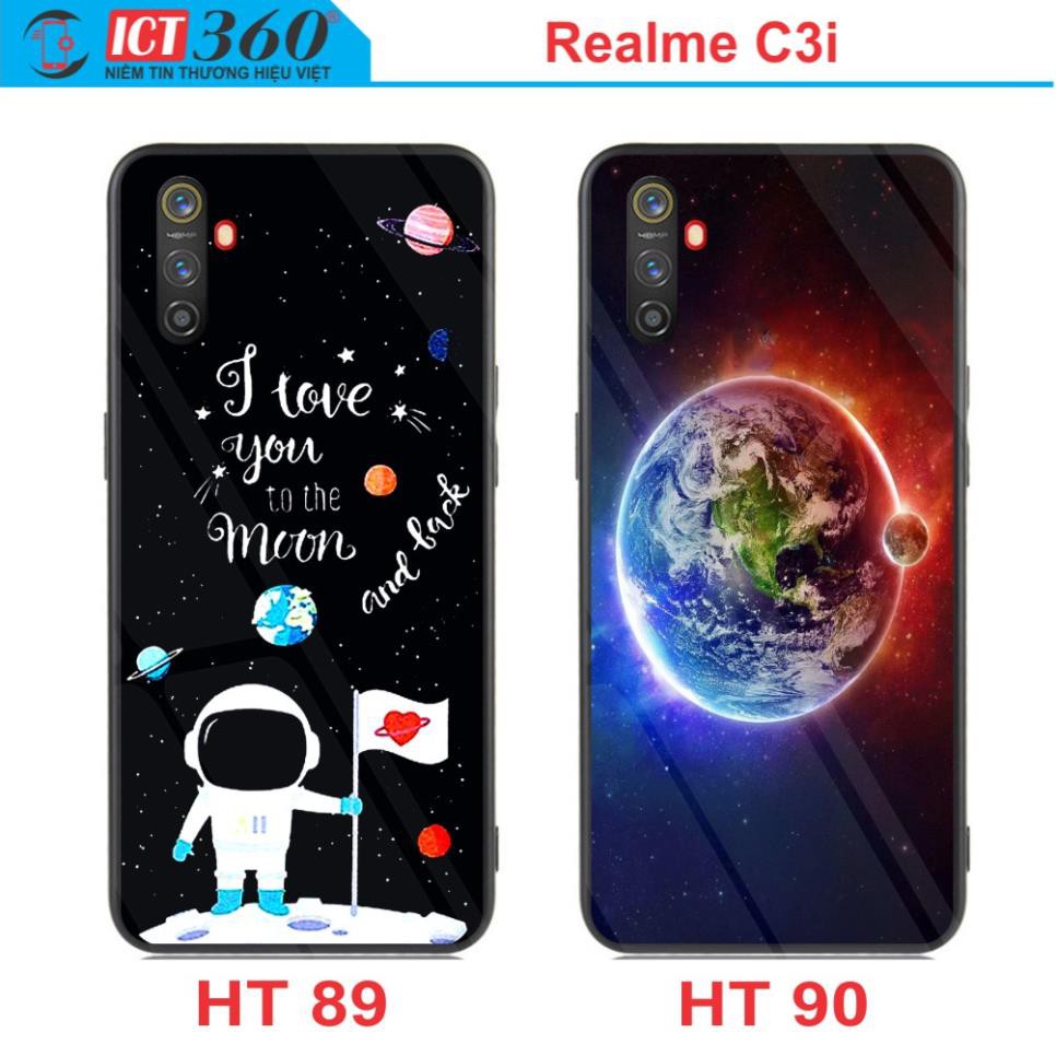 Ốp Lưng Kính Nano Realme C3i  Phủ Bóng - in theo yêu cầu
