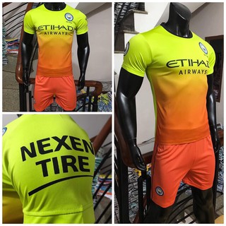 Áo bóng đá Man City Chuối cam sân khách 2019-2020