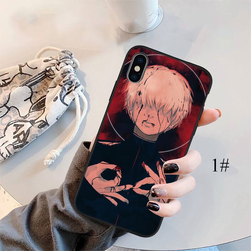 Ốp Điện Thoại Dẻo Họa Tiết Hoạt Hình Tokyo Ghoul Cho iPhone 13 12 Pro Max Mini XS Max X FO88