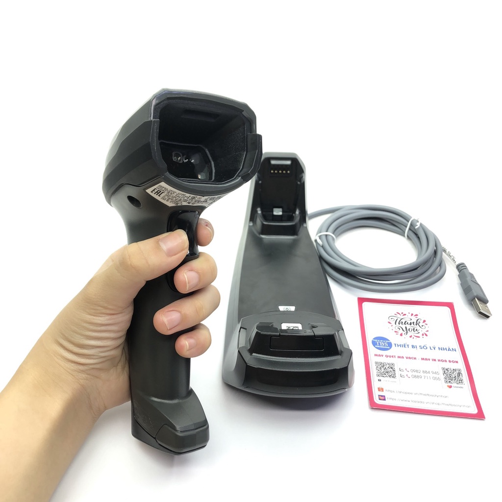 Máy quét 2D không dây Bluetooth Zebra DS8178 quét mã QR và mã vạch 1D ,kết nối với máy tính và điện thoại