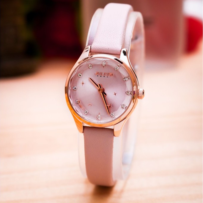 Đồng hồ Nữ Julius JA-1177 dây da | Julius Official