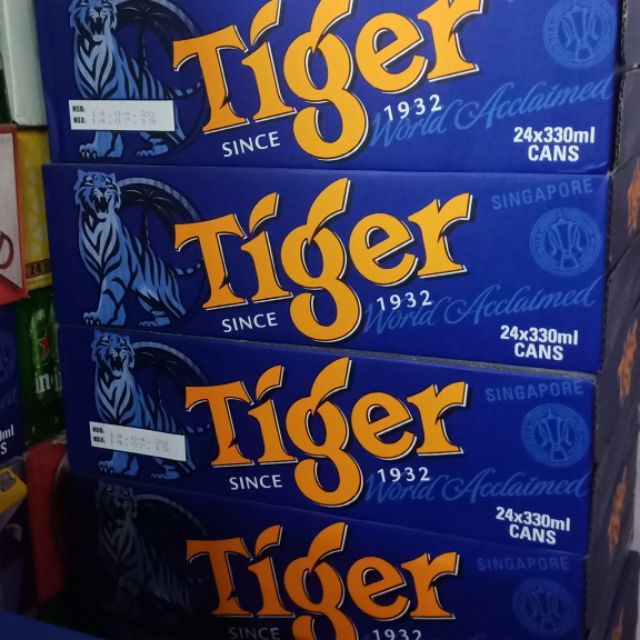 [Chỉ ship HCM] Thùng 24 lon bia Tiger 330ml