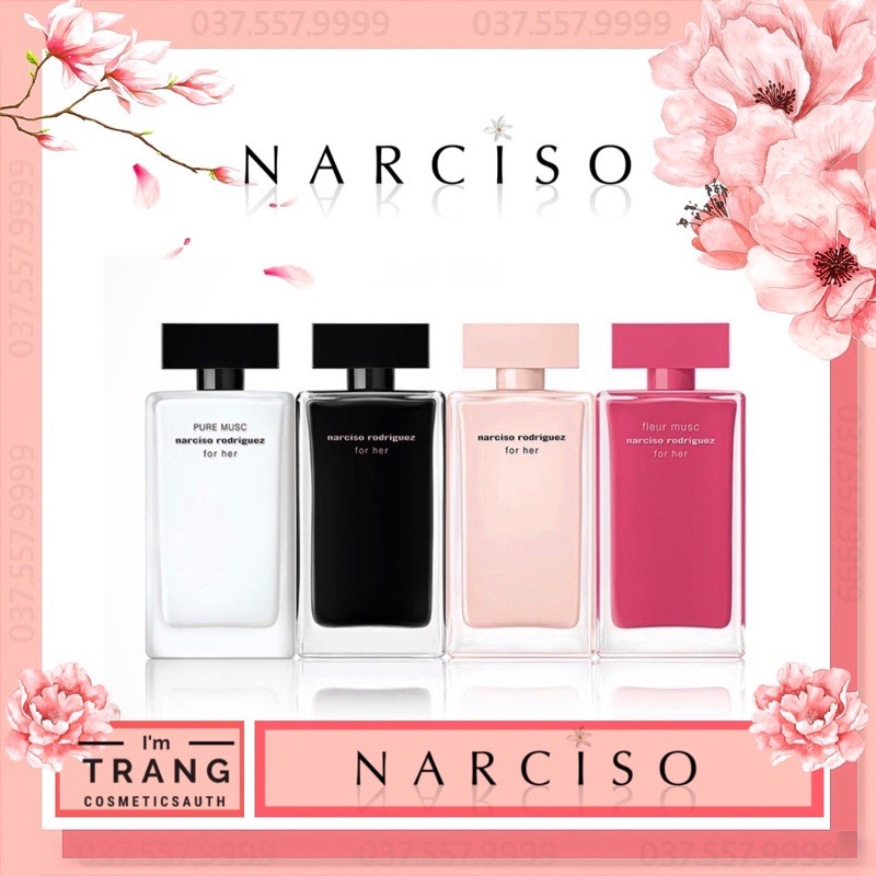 Nước Hoa Narciso For Her_Narciso EDT 50ml-100ml Nước Hoa Nữ Chính Hãng