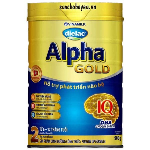 Dielac Alpha Gold Step 2 hộp 900g