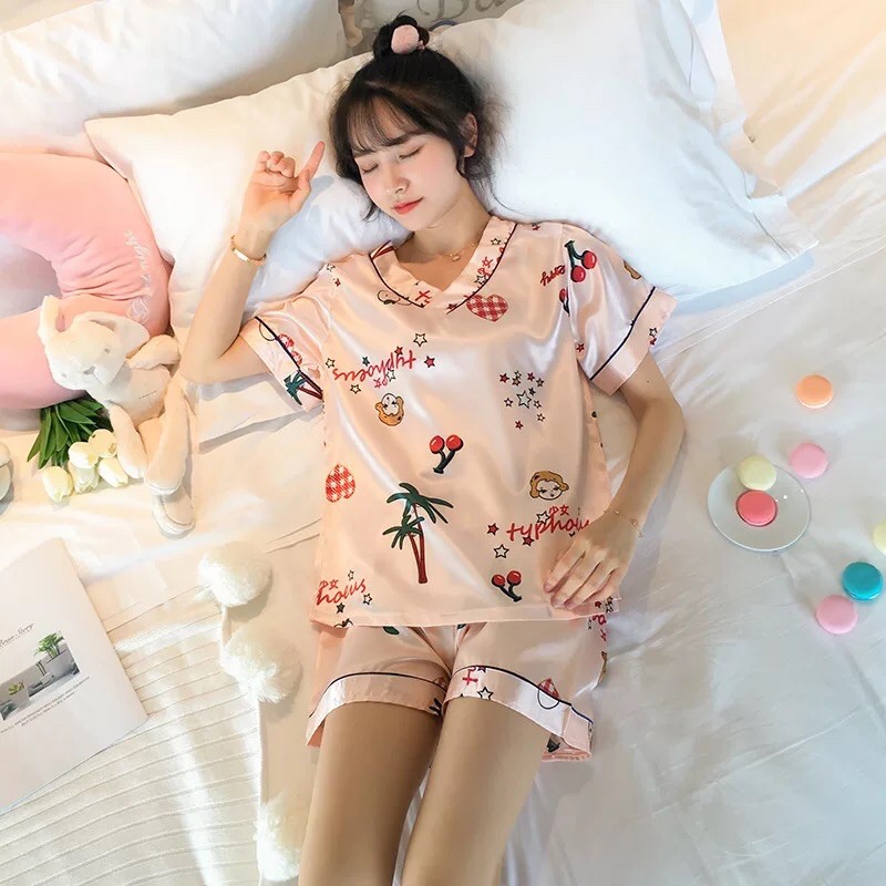 3️⃣ 🍀 [QUÀ TẶNG] [Bigsize 3XL-5XL] [RẺ VÔ ĐỊCH] [SIÊU SALE] [Hình Thật] Bộ mặc nhà/đồ ngủ/pyjama lụa đùi | BigBuy360 - bigbuy360.vn