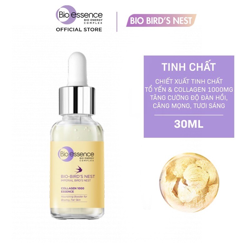 TINH CHẤT DƯỠNG DA TƯƠI SÁNG VÀ CĂNG MỌNG CHIẾT XUẤT TỔ YẾN BIO - BIRD'S NEST BIO-ESSENCE 30ML