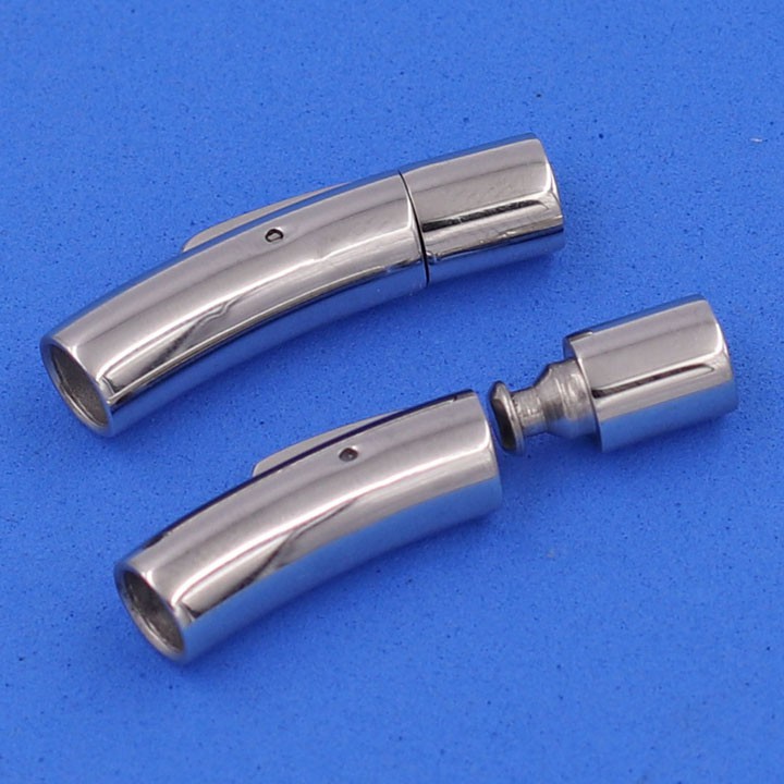 Vòng tay dây da đỏ 3 ly VDDOBV móc inox vàng