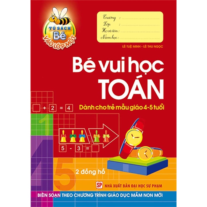 Sách: Chuẩn Bị Cho Bé Vào Lớp 1 Dành Cho 4 5 Tuổi ( Túi 6 Cuốn)