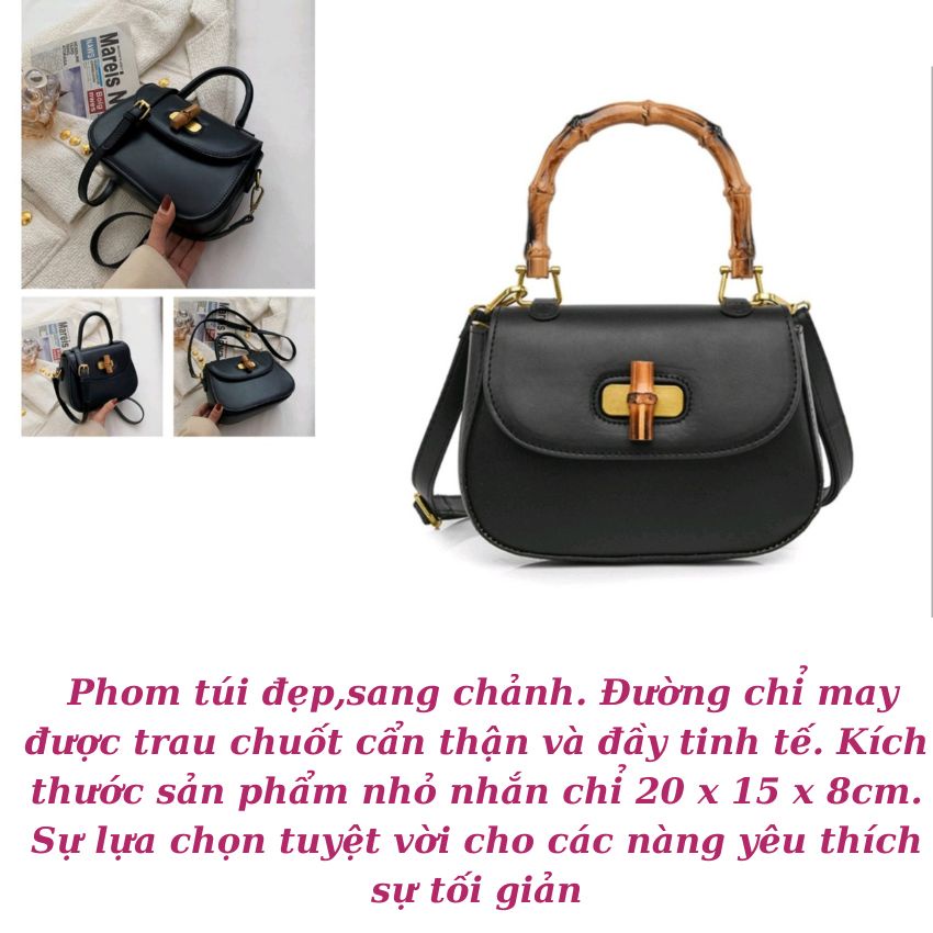 Túi xách nữ mini bằng tre đeo chéo đeovai đi chơi đi làm công sở Yume thời trang Hàn Quốc 2022 siêu xinh