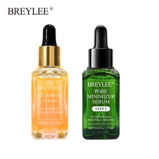 Vitamin C Serum và Serum thu nhỏ lỗ chân lông BREYLEE 17ml