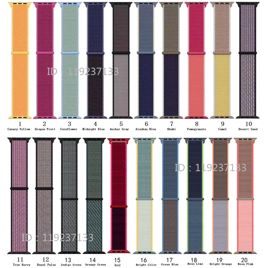 Dây Đeo Đồng Hồ Bằng Nylon Mềm Thoáng Khí Cho Apple Watch 41 / 40 / 38mm 49 / 45 / 44 / 42mm Ultra / 8 / 7 / SE / 6 / 5 / 4 / 3 / 2 / 1