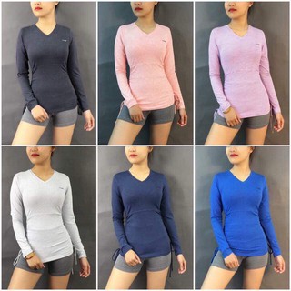 Áo tập yoga nữ HIYE tay dài, size lớn, phối eo -TSF031