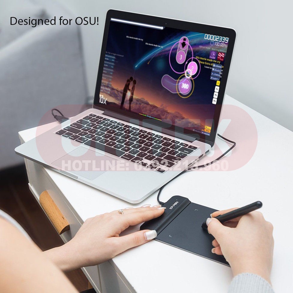 Bảng Vẽ Điện Tử XP-Pen Star G430S: Siêu Mỏng Lực Nhấn 8192 Chơi OSU - Bảng Vẽ Điện Tử XP-Pen chính hãng