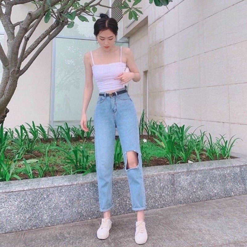 Áo Dây TV Croptop Thun Gân (ẢNH THẬT) | BigBuy360 - bigbuy360.vn