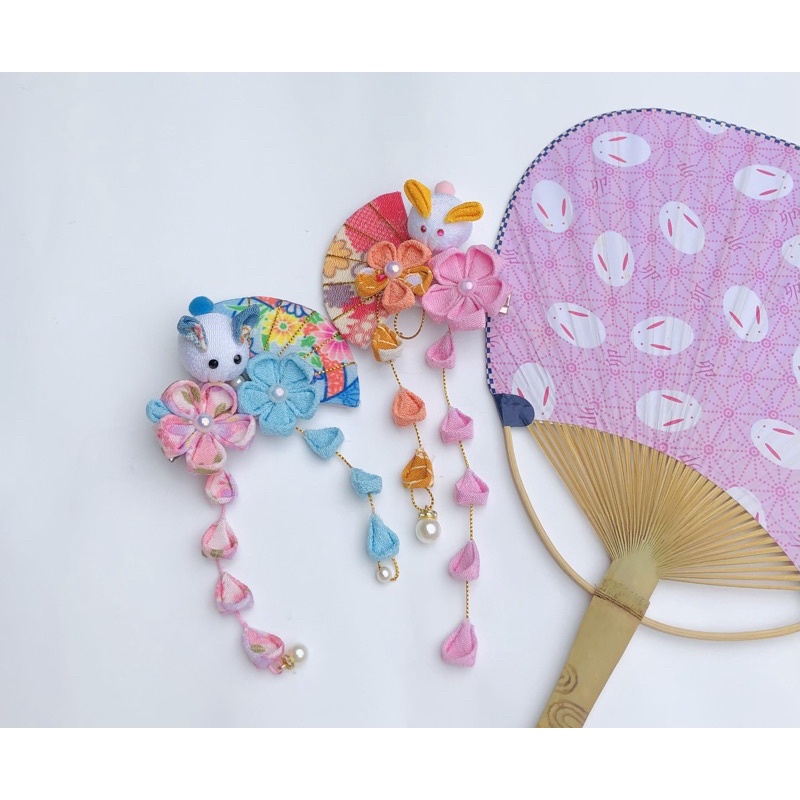 Kẹp tóc phong cách Nhật Bản -Kanzashi Nhật chụp hình Kimono yukata