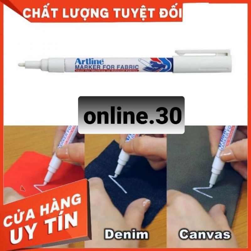 Bút vẽ áo không phai Artli EKC_1( màu trắng )