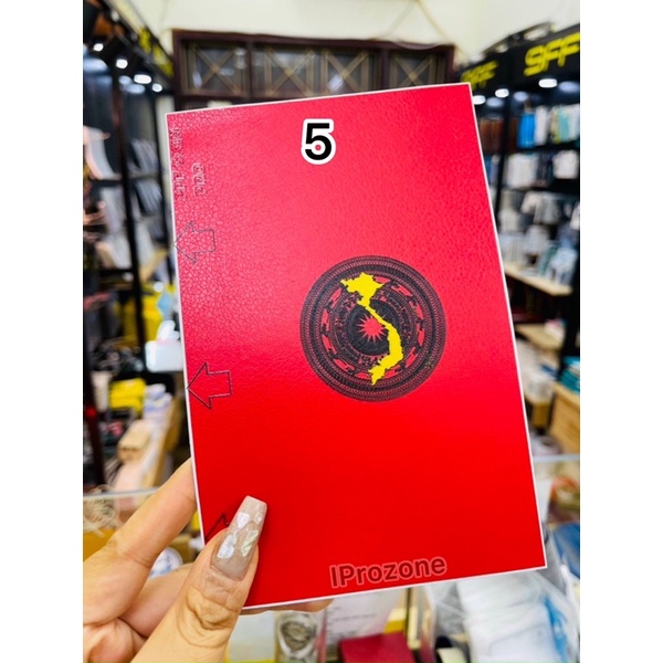 Dán skin vân da cao cấp cho các đời máy 7plus - 13 Promax