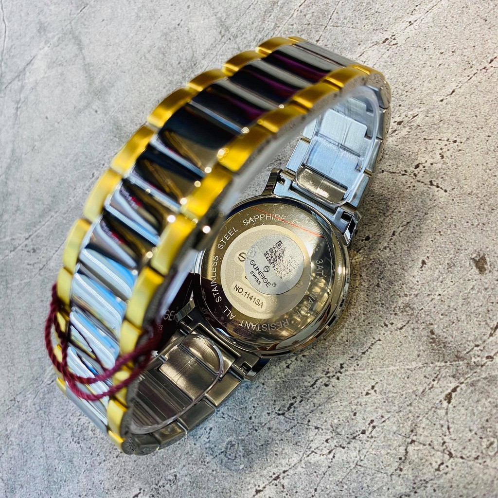 Đồng hồ Sunrise nam chính hãng Nhật Bản M1141SA.SG.V - kính saphire chống trầy - bảo