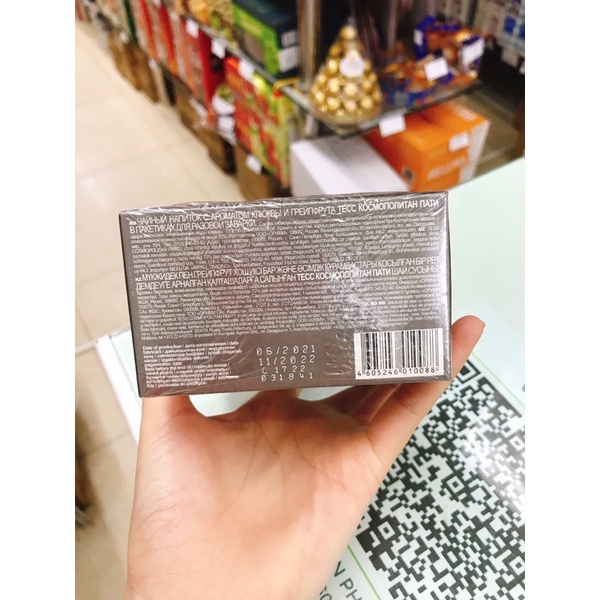 Trà Lipton Nga hộp 20 túi lọc/ Trà Tess nga đủ vị 20 túi
