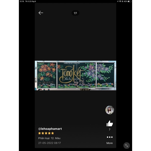 Phấn màu Đức Thanh-Phấn màu mĩ thuật 12 màu-Phấn tiên mà thuật