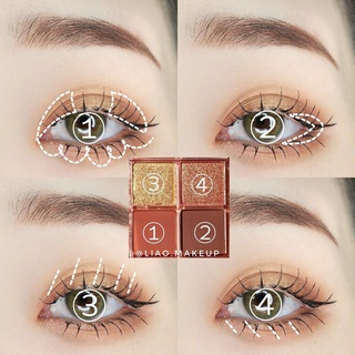 Bảng Phấn Mắt 4 Ô COLOURPOP Mocktail Pressed Powder Shadow