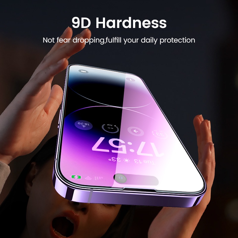 Ugreen Set 2 Kính Cường Lực Toàn Màn Hình 2.5D Dùng Cho iPhone 14 / 13 14 13