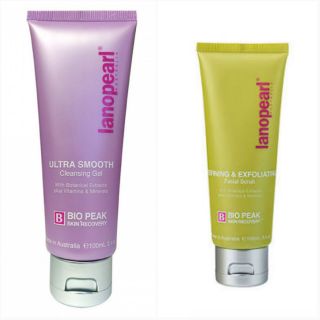 SỮA RỬA MẶT HÀNG NGÀY CLEANING GEL + TẨY TẾ BÀO CHẾT SCRUP LANOPEAR - HÀNG ÚC XÁCH TAY