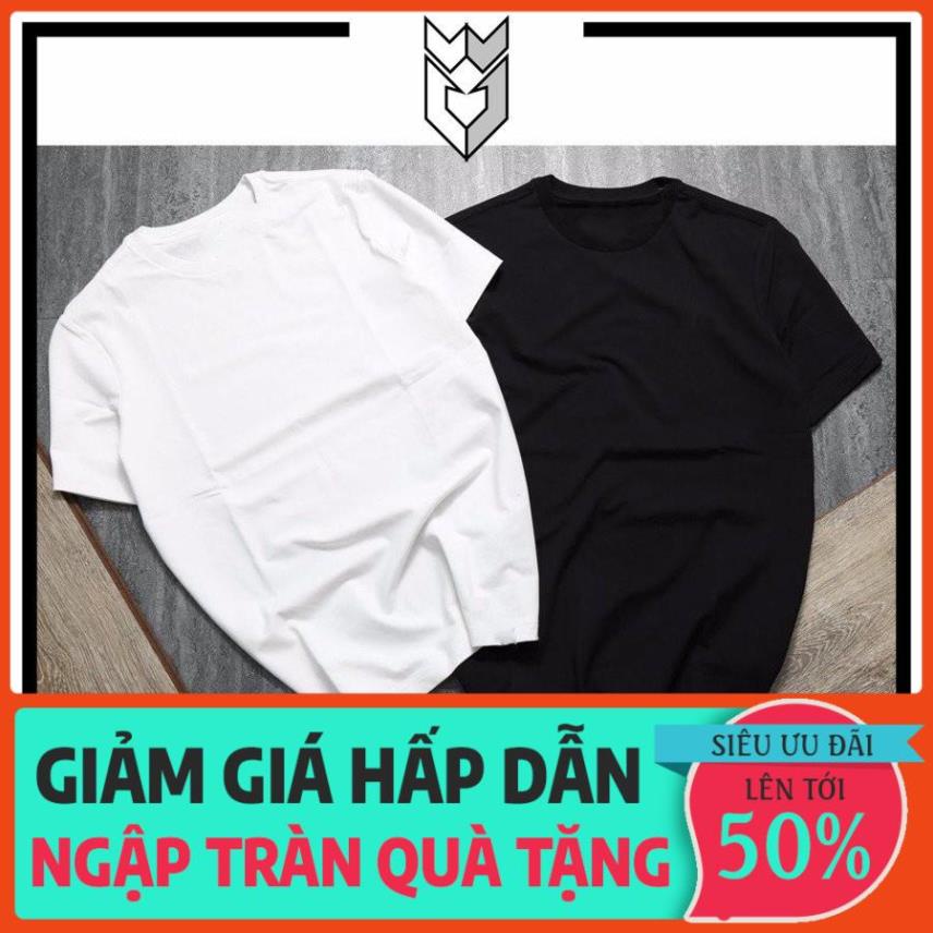 【FREE SHIP】Áo thun nam nữ ngắn tay trơn trắng đen cotton co dãn 4 chiều vải dày mịn dễ phối đồ – GW Shop new