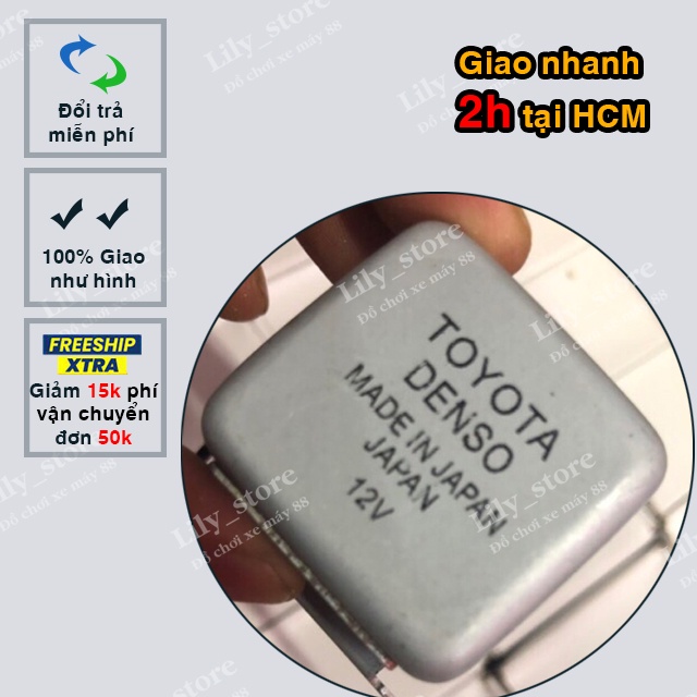Cục chớp xi nhan ting tong Toyota gắn cho mọi xe máy tiếng chuẩn