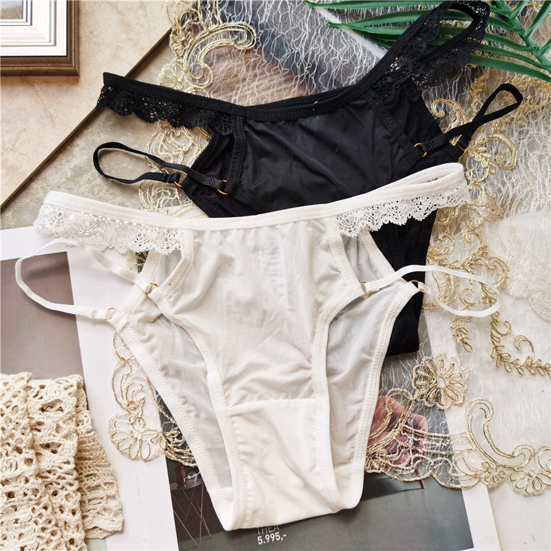 Quần Lót Thun Su Mát Lạnh Cao Cấp 2 Dây Hông Đen Trắng Bao Đẹp Mainia Shop