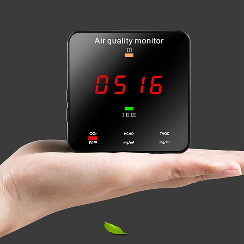 CO2 Meter Tester Household Air Quality Monitor Carbon Dioxide