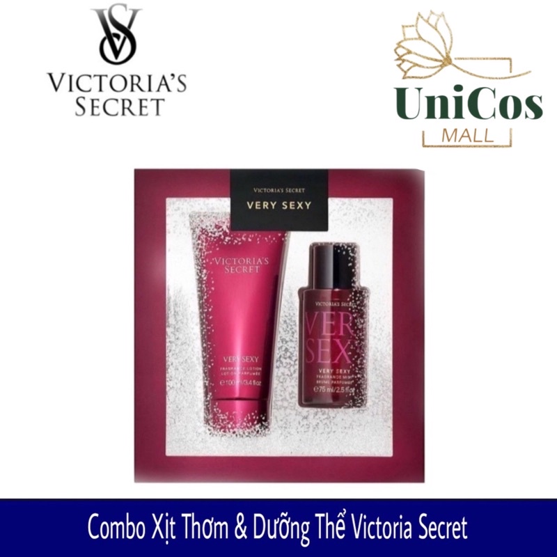 Set quà dưỡng thể và xịt thơm Victoria Secret Very Sexy