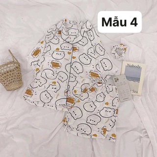 Bộ đồ ngủ chất kate thái trơn 35k