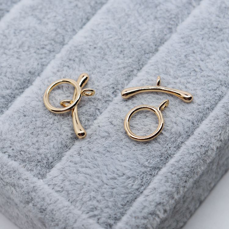 Khóa Cài Đầu Nối Ngọc Trai Mạ Vàng 18k Dùng Làm Trang Sức Thủ Công diy