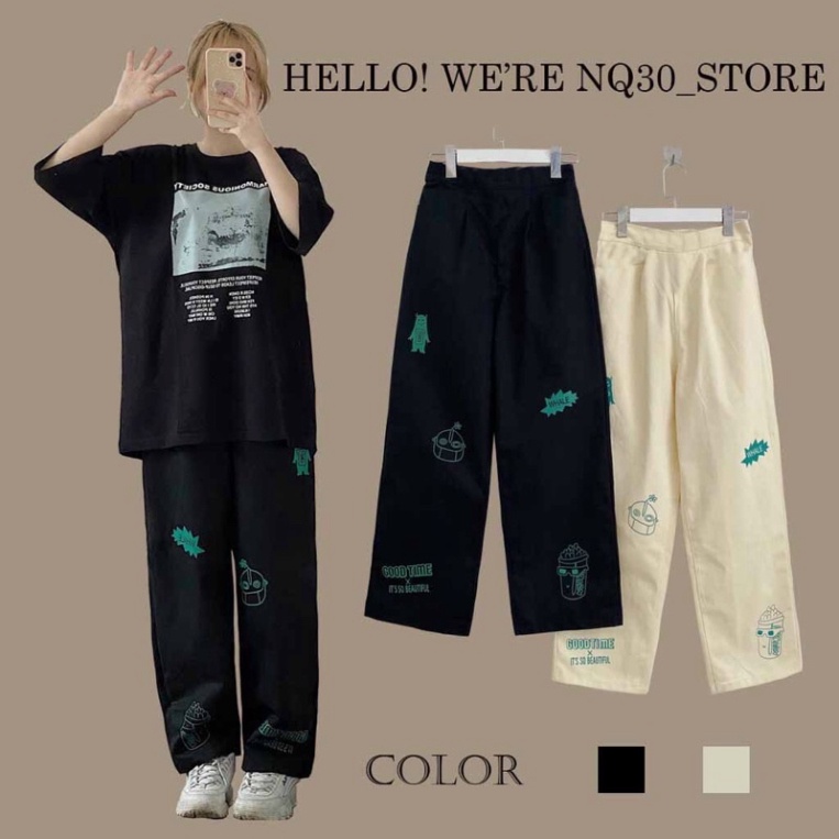 Quần Jogger Nỉ Ống Xuông GSS81